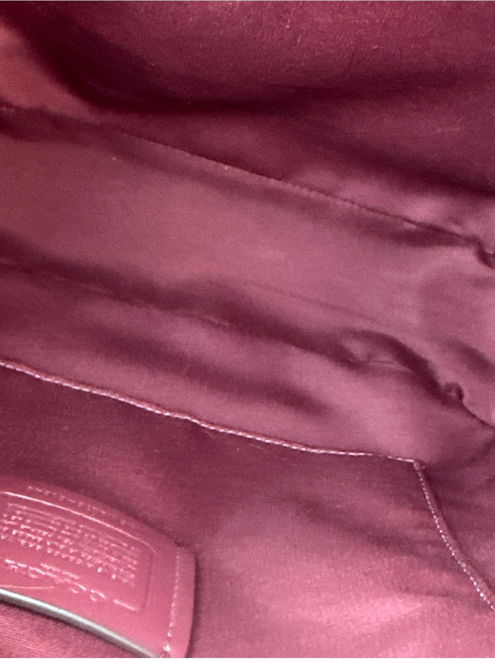 EUC Coach Ellie Mauve Pink Pebbled Leather Shoulder Crossbody Bag C1648 - Picture 12 of 14